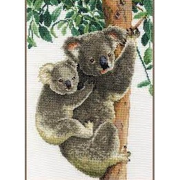 Koala with Baby Cross Stitch Kit by Vervaco - PN0158414