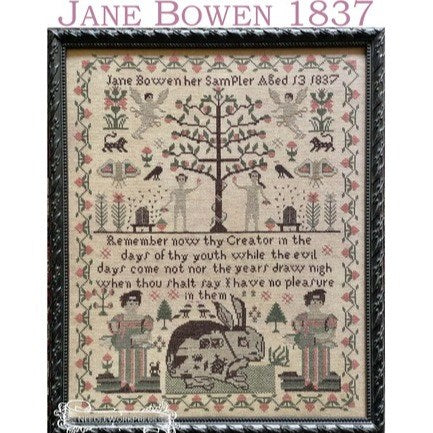 Jane Bowan 1837Cross Stitch Chart by Needlework Press