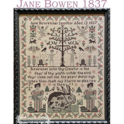 Jane Bowan 1837Cross Stitch Chart by Needlework Press