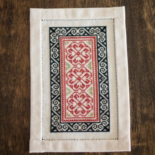 Byzantine Rose Bitkit Cross Stitch Kit by Avlea