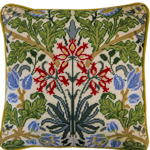 William Morris  Hyacinth Tapestry Cushion by Bothy Threads