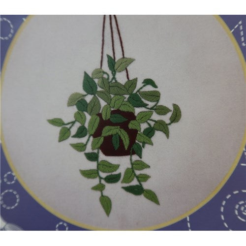 Hanging Pot Embroidery Kit by Make It
