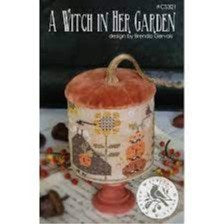 A Witch in her Garden Cross Stitch Chart by Brenda Gervais