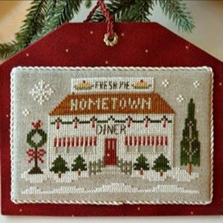 Diner Hometown Holiday Cross Stitch Charts by Country Cottage Needlework