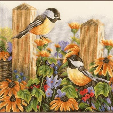 Chatting Birds Counted Cross Stitch Kit by Lanarte - PN0021834