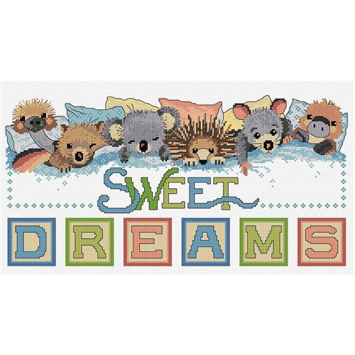 Little Aussie Sweet Dreams Cross Stitch Chart by Country Threads