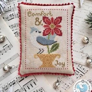 Comfort and Joy Trio Cross Stitch Chart by Luminous Fiber Arts