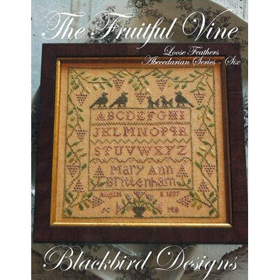 Loose Feathers - Fruitful Vine Cross Stitch Chart by Blackbird Designs