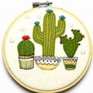 Cactus  Felt Applique Craft Kit by Corinne Lapierre