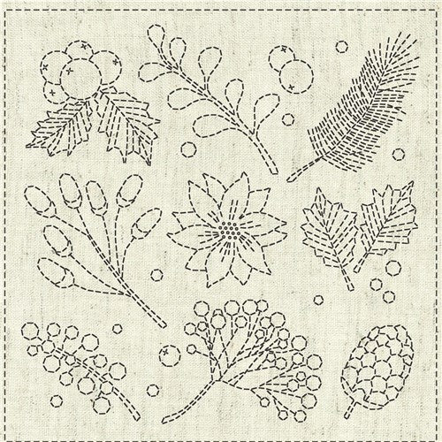 Sashiko Cloth Little Gathering