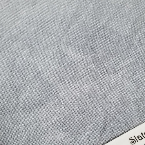 40CT Fiber On A Whim Hand Dyed Newcastle Linen Fat Half Yard Slate