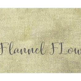 46CT Fox and Rabbit Hand Dyed linen  Flannel Flower Fat Half Yard
