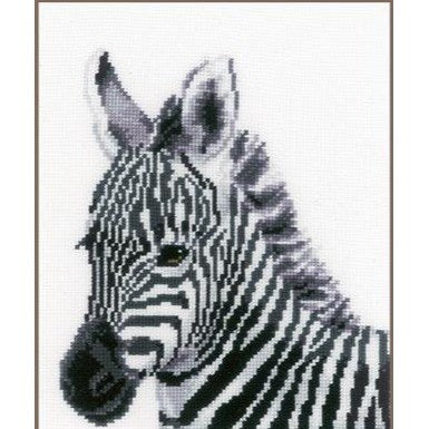 Zebra Counted Cross Stitch Kit by Vervaco - PN-0170836