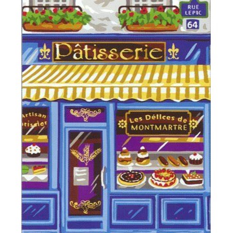 Patisserie (The Bakery) Tapestry Canvas 131.183 by Royal Paris