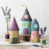 Lavender Houses Felt Craft Kit by Corinne Lapierre