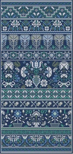 Wachet Auf Cross Stitch Chart by Long Dog Samplers