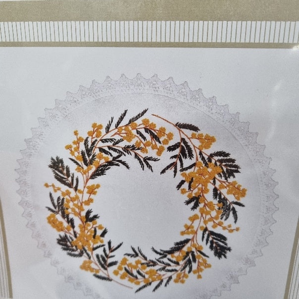 Embroidered Doily by Make It - 30cm